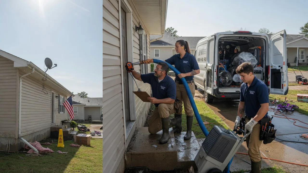 Ceiling Water Damage Restoration in Warsaw, IN near me